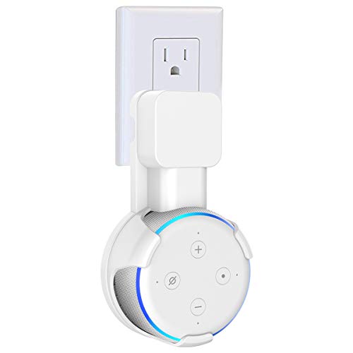 SPORTLINK Dot3 壁掛け ホルダー Dot 第3世代(Newモデル) スマート スピーカー マウント コード収納 スタンド カバー 保護ホルダー Dot3 ケース スピーカースタンド アクセサリー(ホワイト)
