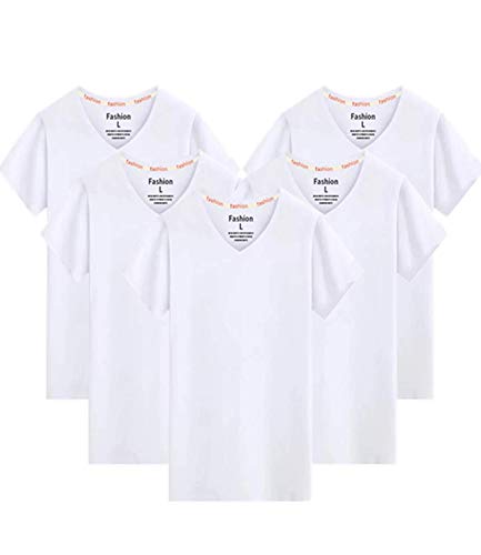 Tシャツ インナーシャツ メンズ 肌着 シャツ 下着 綿100% 半袖 5枚組 Vネック 防菌防臭 白 ブラック ホワイト 無地