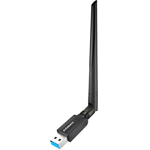 Arbalest WiFi 無線LAN子機 1200Mbps USB3.0 2.4G(300Mbps)/5G (867Mbps) WiFi アダプター 5dBi IEEE802.11ac/n/a/g/b 技術 子機&親機 デュアルバンド 高速伝送 操作簡単 放熱穴デザイン Windows Vista/XP/10/8/7, Mac OS X対応