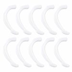Olycism シリコンイヤーフック 10個入り 耳保護 耳が痛くならない 柔らかくて肌に優しい イヤーフックアジャスター 痛み軽減 耳にぴったり 快適 補助道具 調整可能 軽量 再利用可能 男女兼用 ホワイト