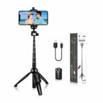 【2019進化版】 自撮り棒 Bluetooth セルカ棒 軽量 無線 三脚/一脚兼用 360度回転 7段伸縮 Bluetooth リモコン 折りたたみ 持ち運びに便利 iPhoneX iPhone8 iPhone7 iPhone/Android スマホ等対応