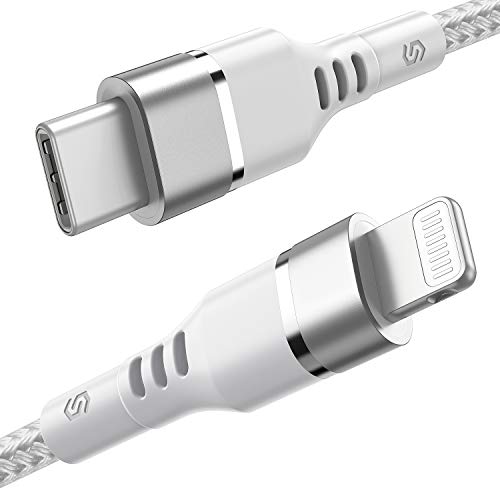 【2020進化版】Syncwire USB-C & ライトニング ケーブル【C94 Apple MFi認証/PD対応/急速充電 & 高速データ同期/超高耐久】Type C Lightning ケーブル iPhone SE 2020 / 11 / 11 Pro / 11 Pro Max/XR/XS Max/XS/X / 8 / 8 Plus(1.2M シルバー)