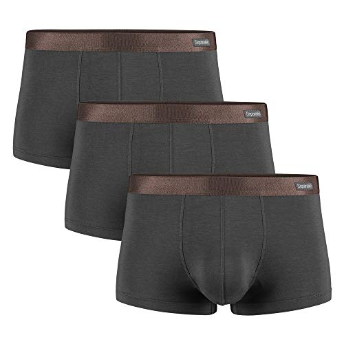 [Separatec] ボクサーパンツ 蒸れない 陰嚢分離型 前開き 竹繊維 102T メンズ 3枚組