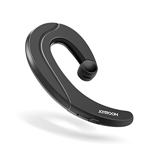 【進化版 耳掛け式 ワイヤレスイヤホン】 Bluetooth イヤホン 片耳 高音質 ワイヤレス ヘッドセット マイク内蔵 スポーツ ワンボタン操作 ハンズフリー通話 CVC6.0ノイズキャンセリング iPhone&Android対応 Bearoam (ブラック)