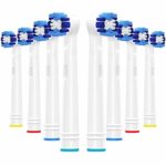 VINFANY 電動歯ブラシ 替えブラシ 対応 ブラウン オーラルB 替ブラシ ベーシックブラシ 4本×2セット=8本 互換ブラシ