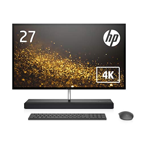 HP 液晶一体型 オールインワン デスクトップパソコン HP ENVY All-in-One 27 27インチ 4K タッチ対応 ディスプレイ Windows10 Core i7 16GB 256GB SSD 2TBハードドライブ NVIDIA® GeForce® GTX 1050 グラフィックス WPS Office (型番:6DW74AA-AAAF)