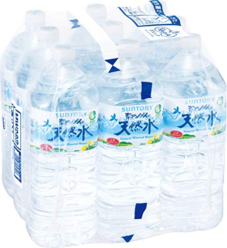 【Amazon限定ブランド】 Restock サントリー 南アルプス天然水 シュリンクパック(エコクリア包装) 2L ×9本