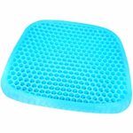 卵割れないクッション 二重ゲルクッション 改良版大きめサイズ ジェルクッション 無重力クッション 座布団 超通気 体圧分散 腰痛 坐骨神経痛 対策 カバー２枚付き 椅子 オフィス 車運転 在宅勤務用