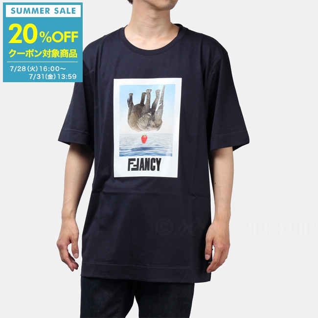 【20%OFFクーポン対象!7/28(火)16:00〜7/31(金)13:59】フェンディ FENDI メンズ Tシャツ 半袖 Tシャツ BLACK 黒 ブラック FY0889-A4PG