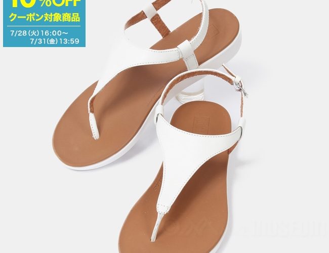 【10%OFFクーポン対象!7/28(火)16:00〜7/31(金)13:59】フィットフロップ サンダル ビーチサンダル レディース FitFlop Sandal LIGHT TAN BD9-194