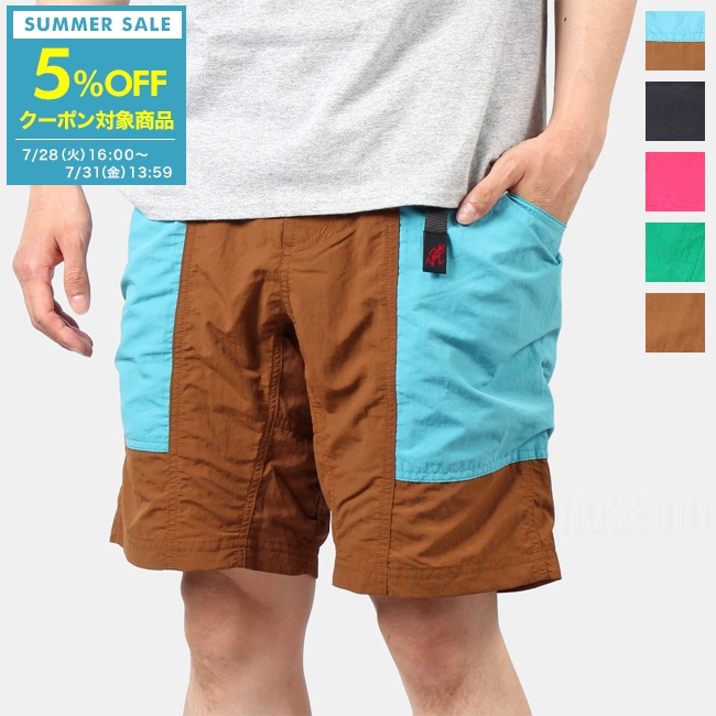 【5%OFFクーポン対象!7/28(火)16:00〜7/31(金)13:59】GRAMICCI グラミチ ショートパンツ ハーフパンツ シェルギアショーツ カジュアル メンズ レディース SHELL GEAR SHORTS GUP-20S038 売れ筋