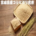 300円OFFクーポン配布中【送料無料】 米 30kg 玄米 コシヒカリ 一等米 宮城県産 令和元年産 /15kg×2袋/