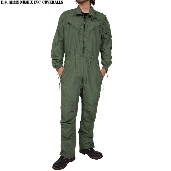 【クーポン利用で10%OFF!】実物 新品 米軍新型 ノーメックス CVCタンカーカバーオール 米陸軍の戦闘車両搭乗員スーツ 旧型の物より数が少なくなかなか手に入りません【WIP03】【Sx】