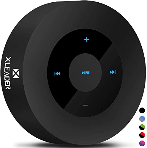 【旅行用EVAケース付き – 進化版】XLEADER SoundAngel 5W 高音質 Bluetooth スピーカー LEDタッチ操作 15時間連続再生 (ブラック)